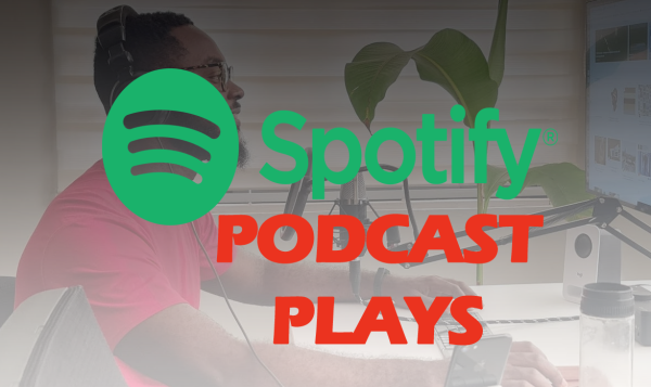 spotify podcast plays